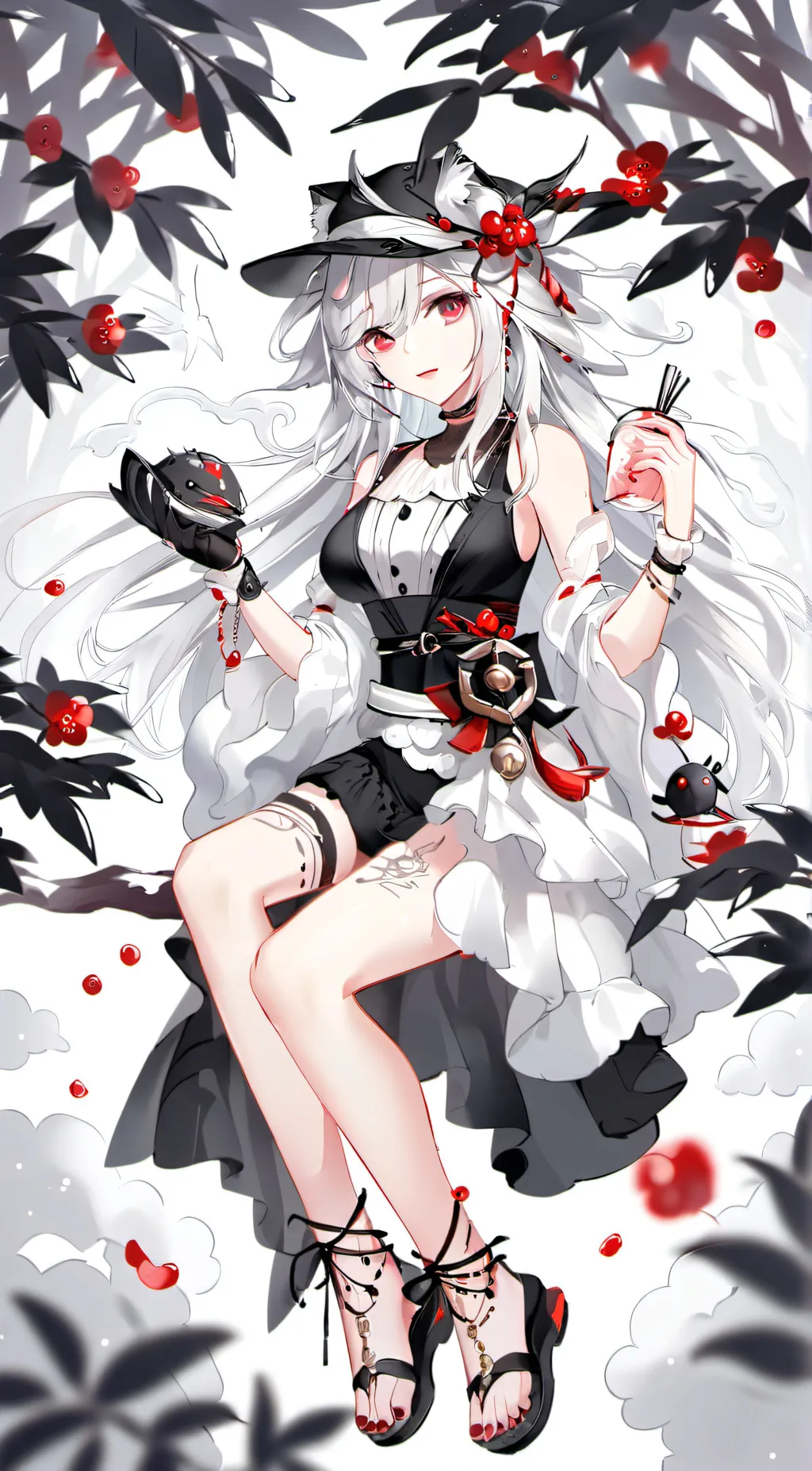 ai character: Luna background