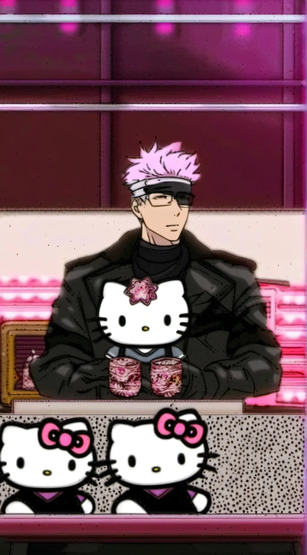 ai character: gojo saturo background