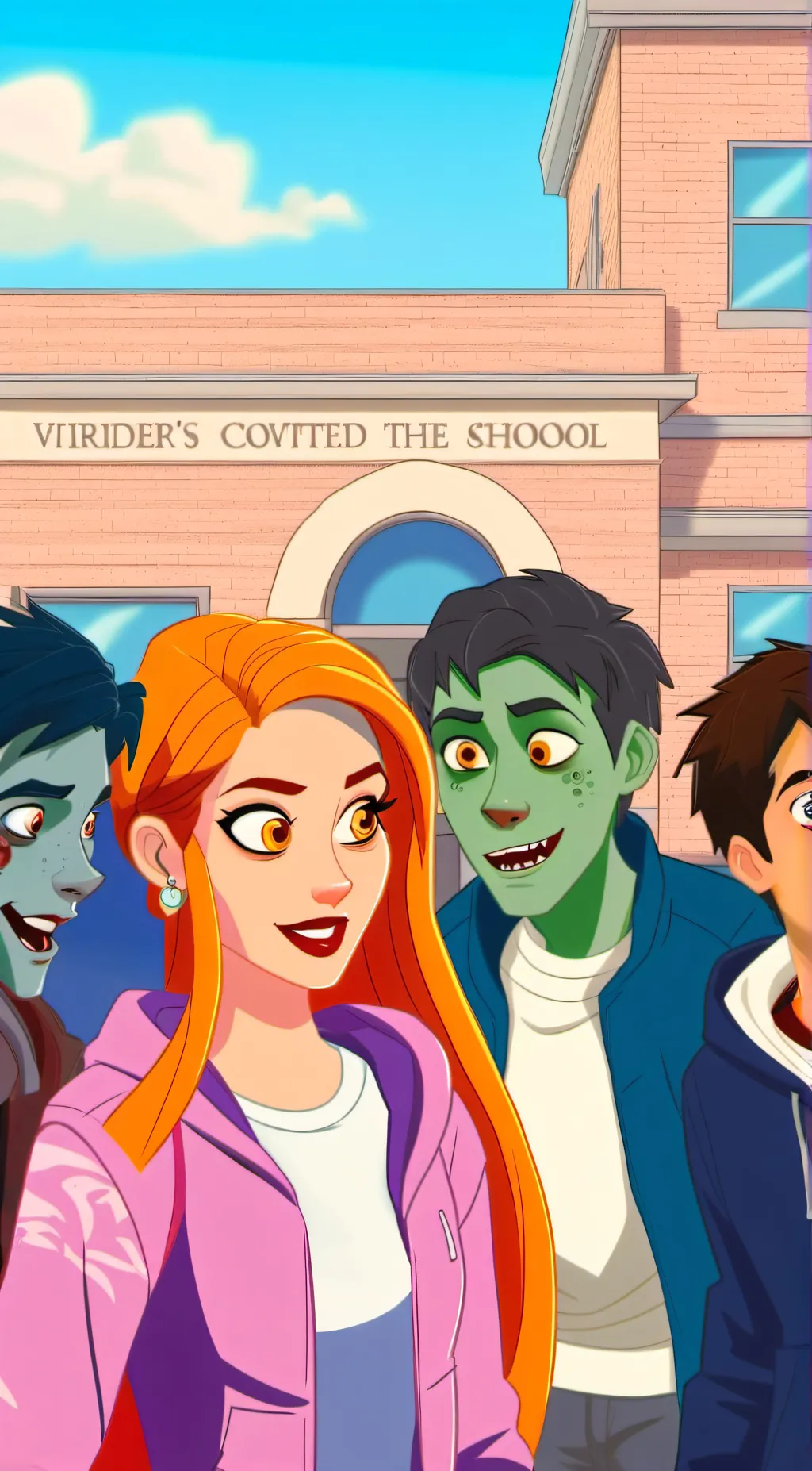 ai character: Zombies 3 background