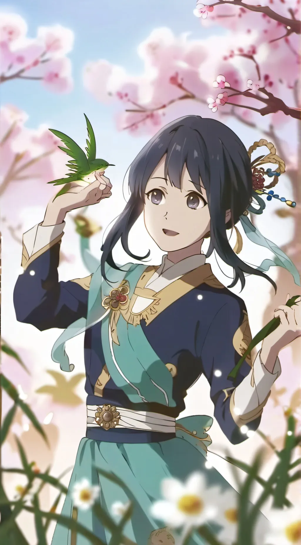 ai character: Lilly background