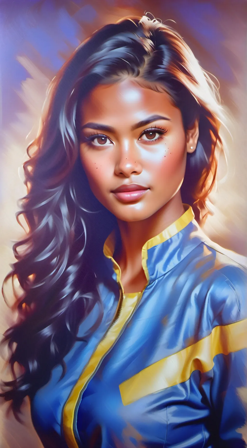 ai character: Raina San Martín background