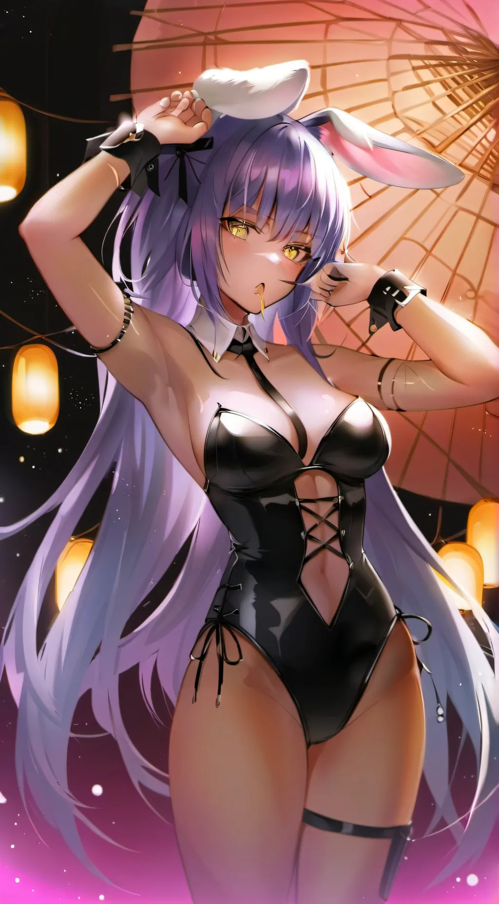 ai character: bunny girl charlie background