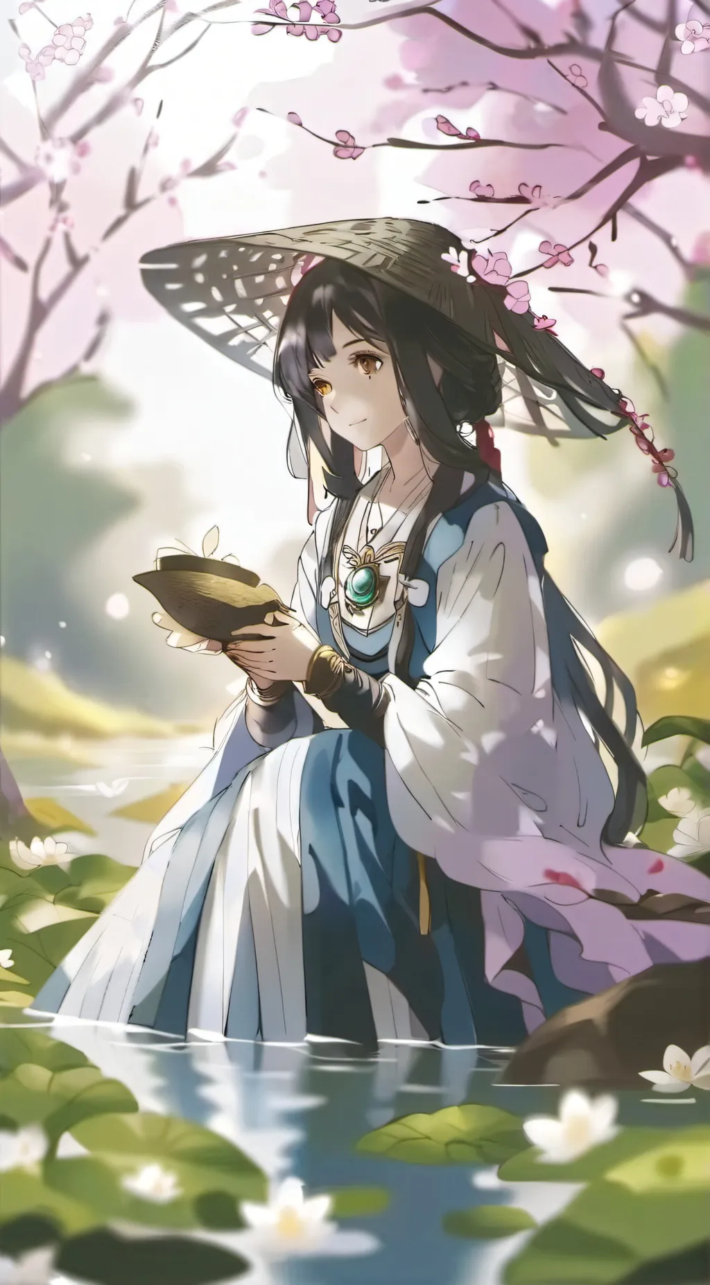 ai character: Jennifer  background