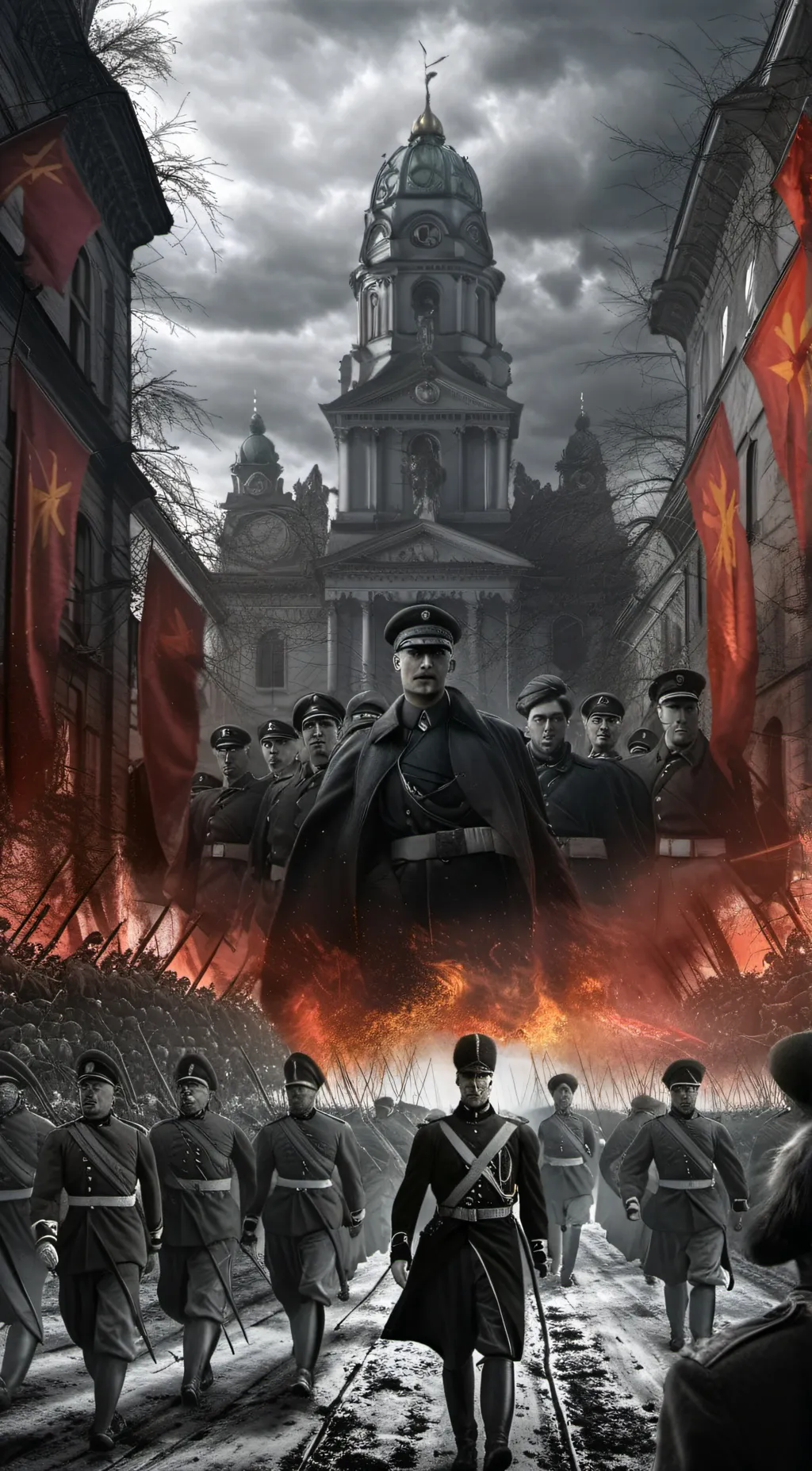 ai character: grand general  background