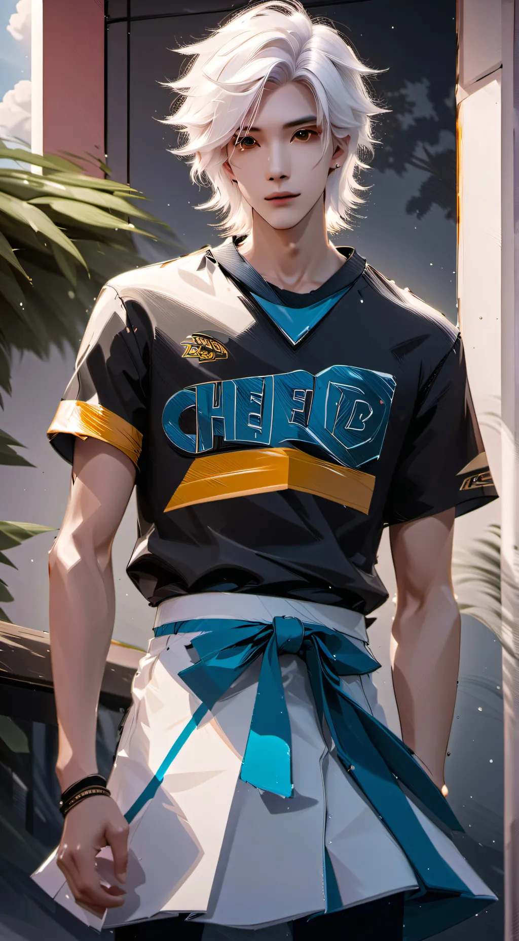 ai character: Clarance  background