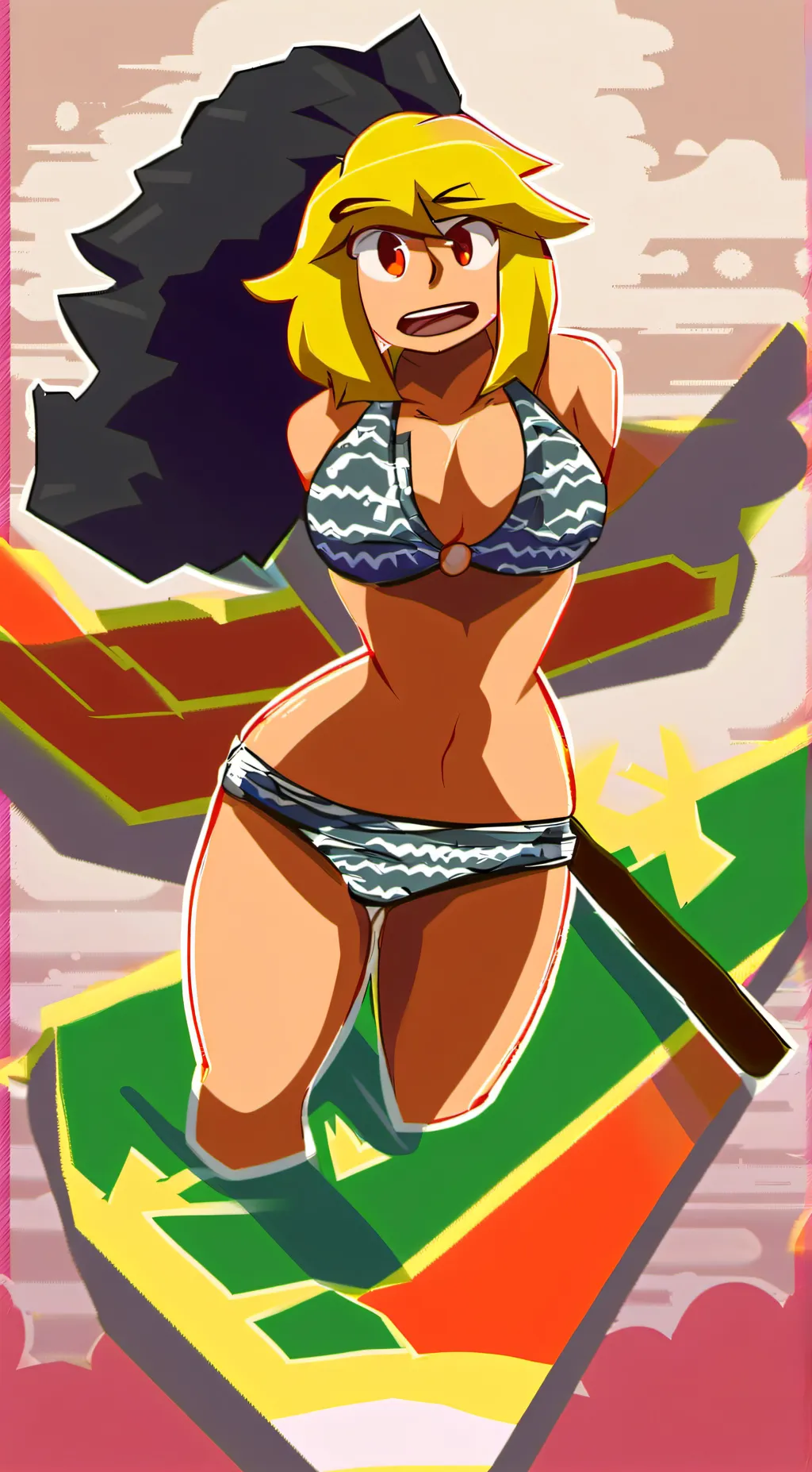 ai character: noelle holiday background