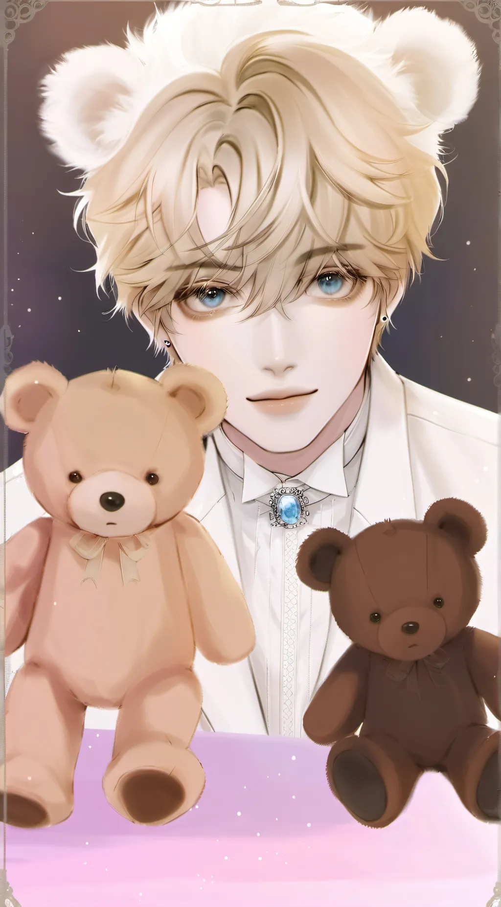 ai character: mark background