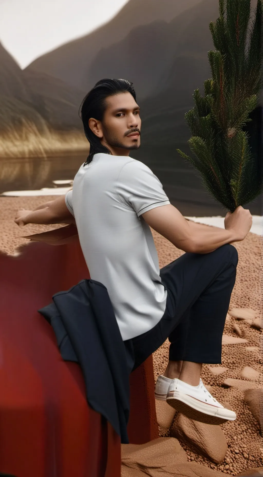 ai character: Michael Jackson  background