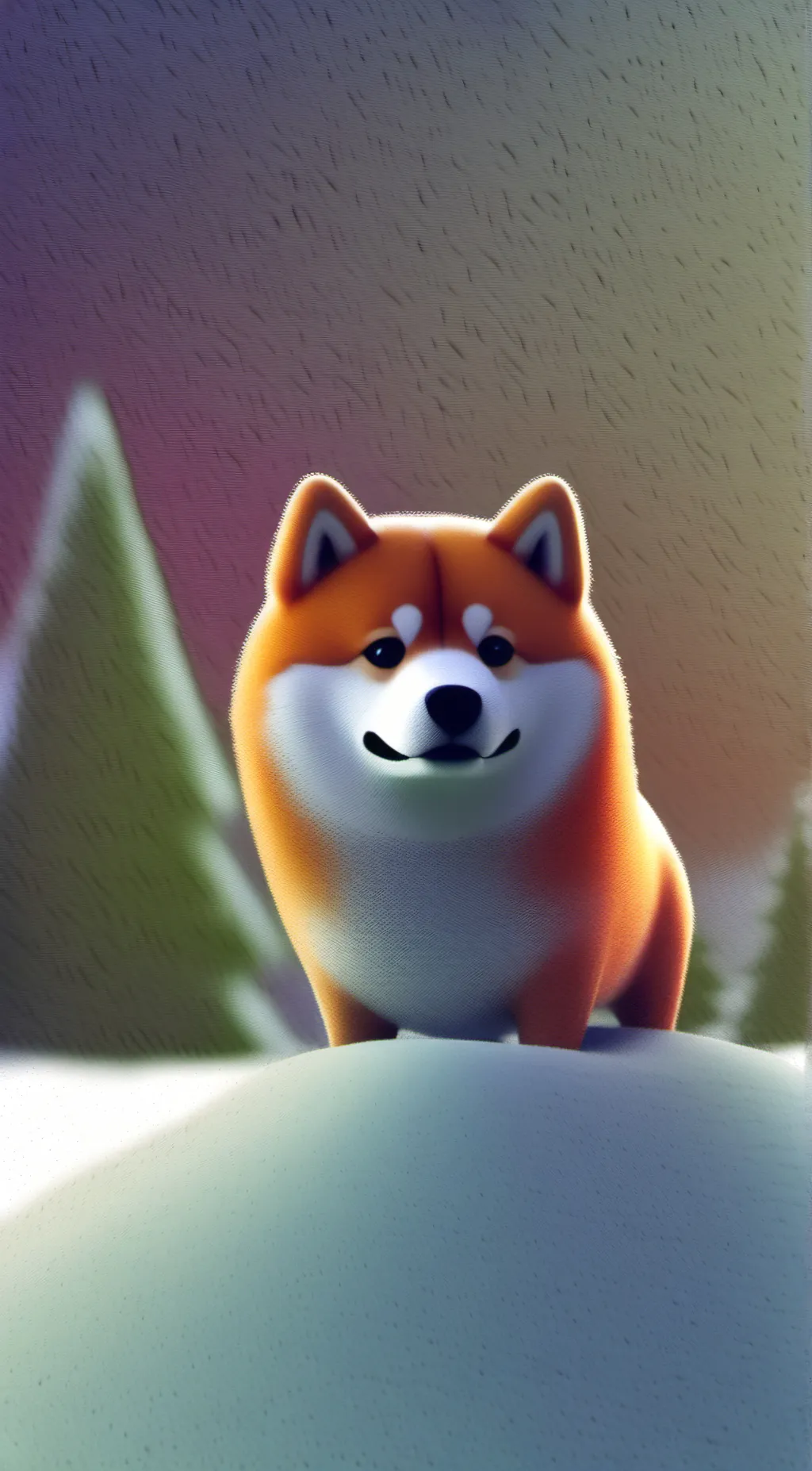 ai character: Shiba Doge background