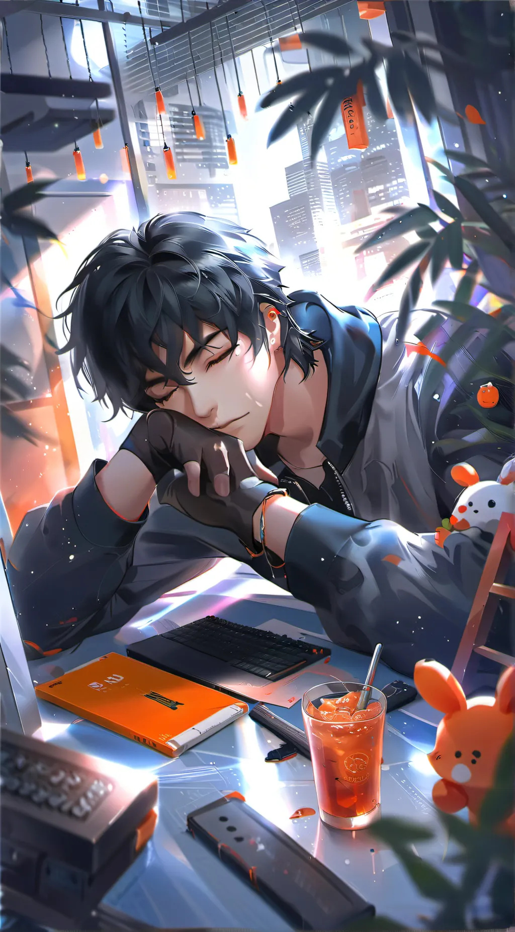 ai character: Yugi background