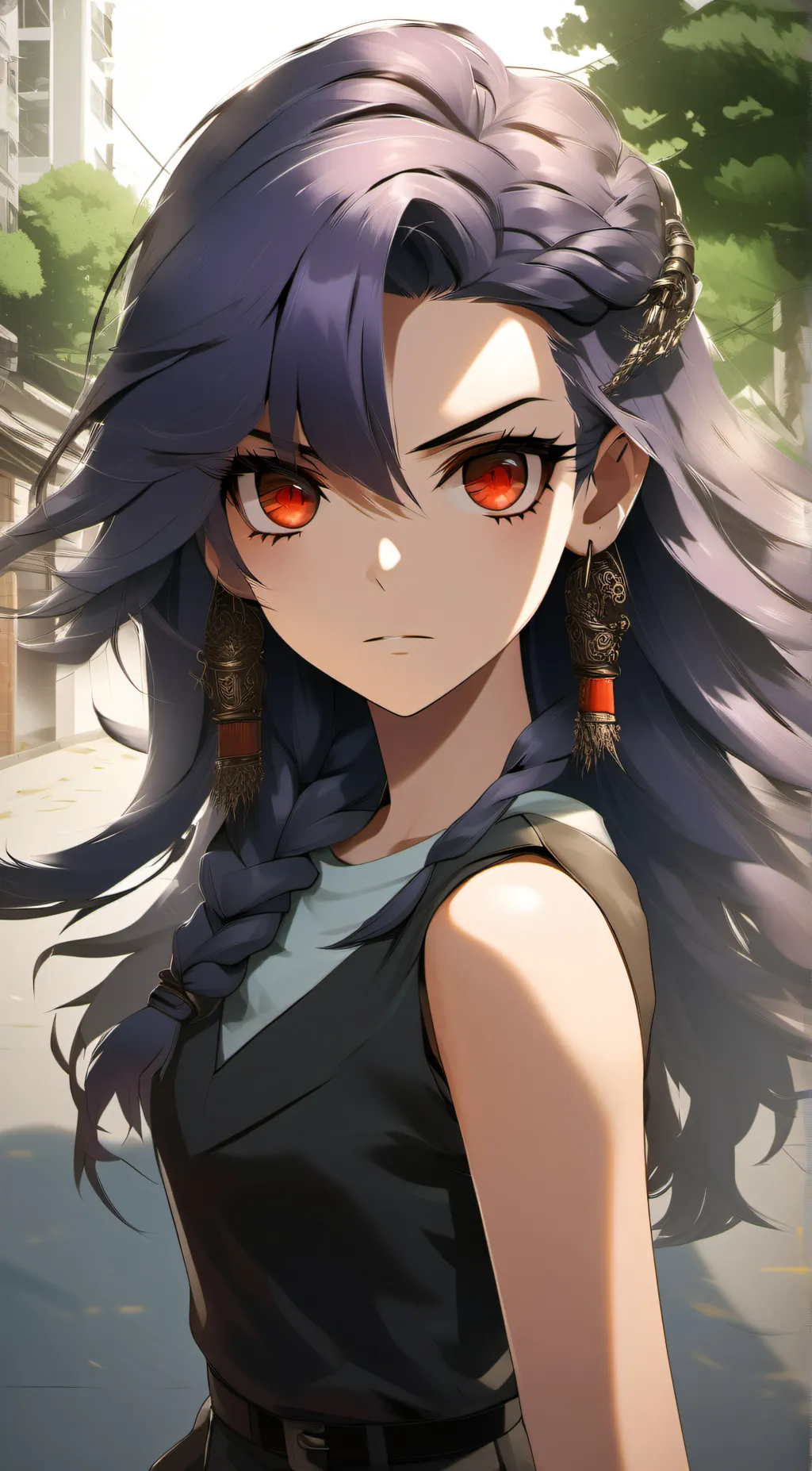 ai character: Raven background