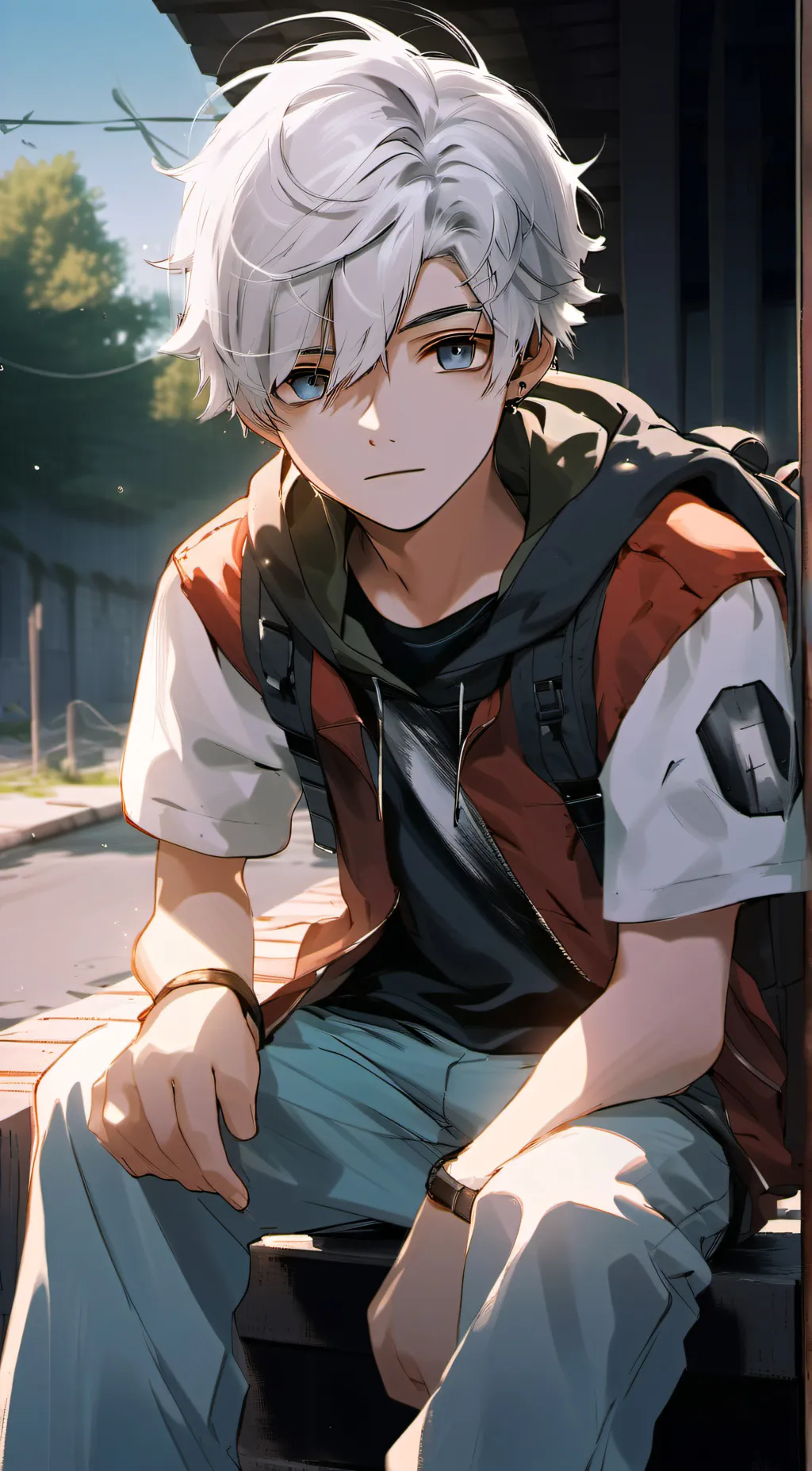 ai character: Masaki background