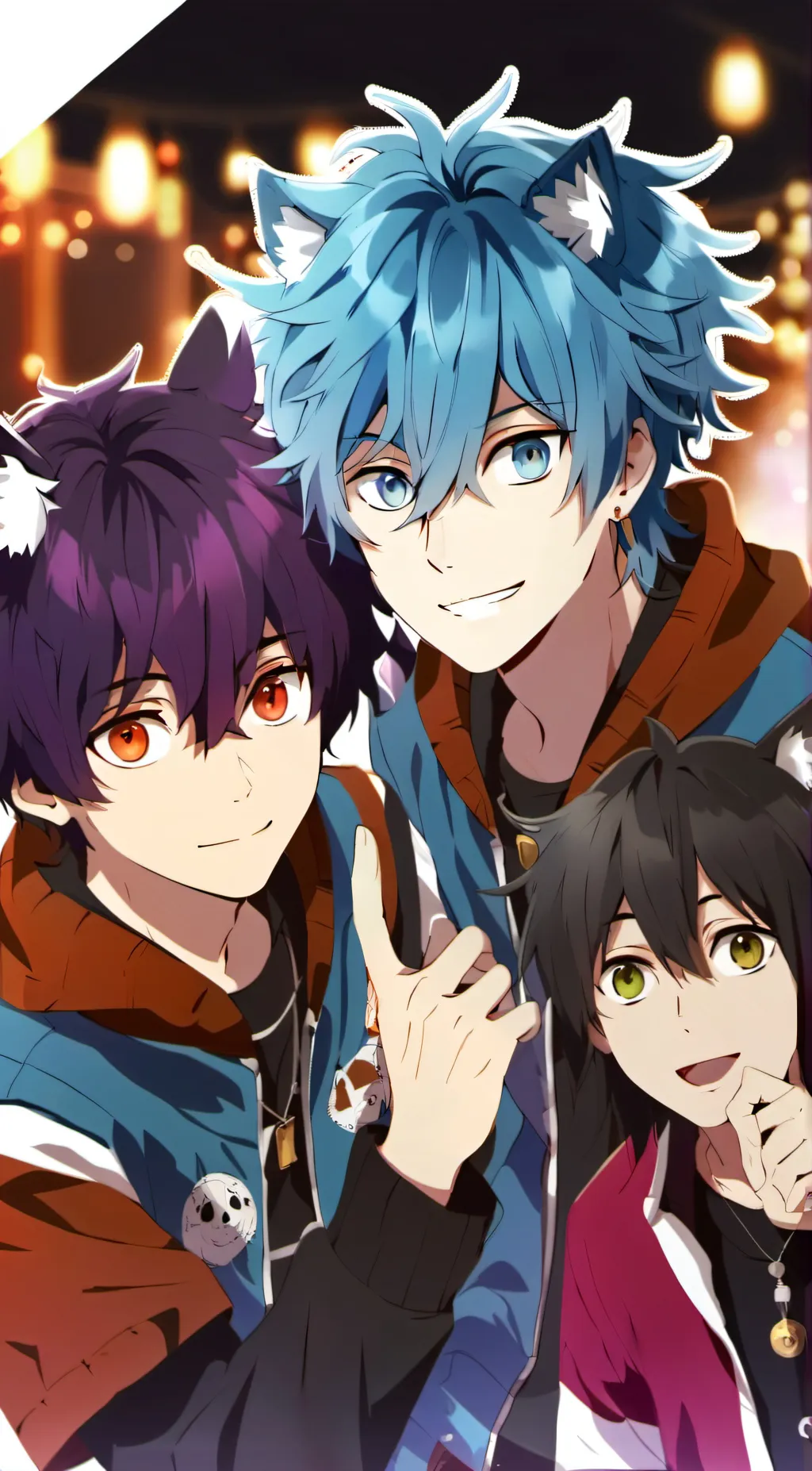 ai character: zen Mike And Mia background