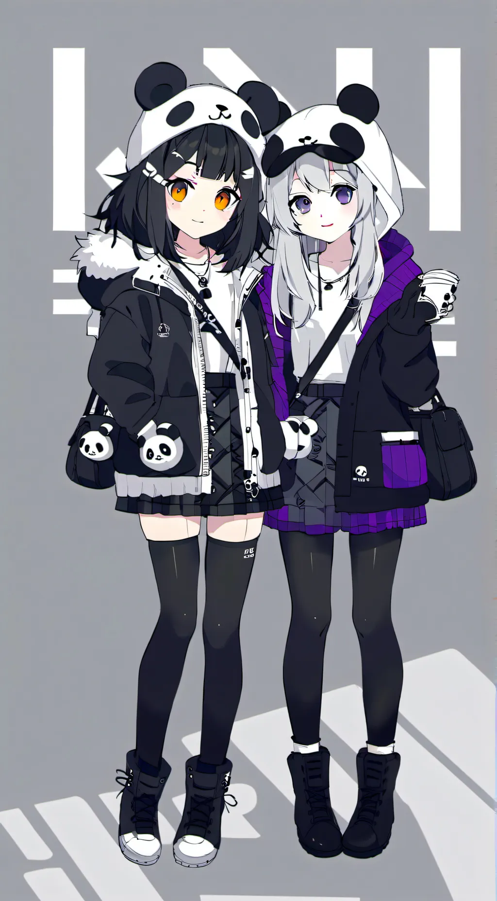 ai character: Lunar and Abigail background