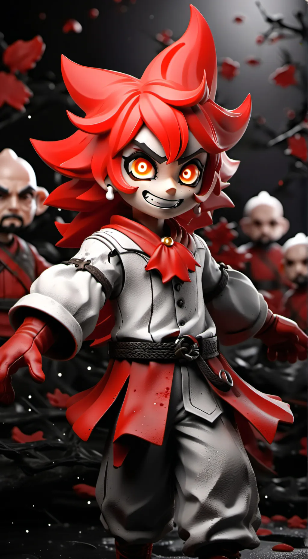 ai character: Model-J "Junchi" background