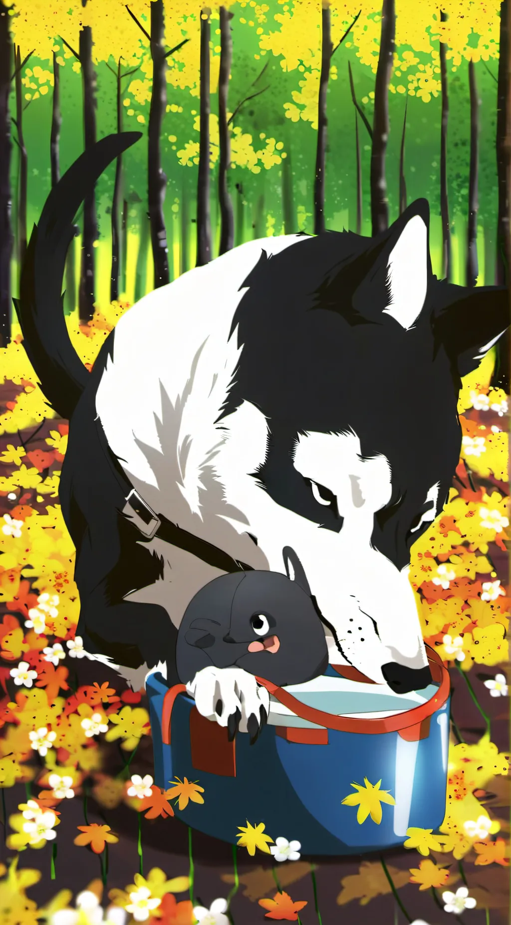 ai character: cat nap background