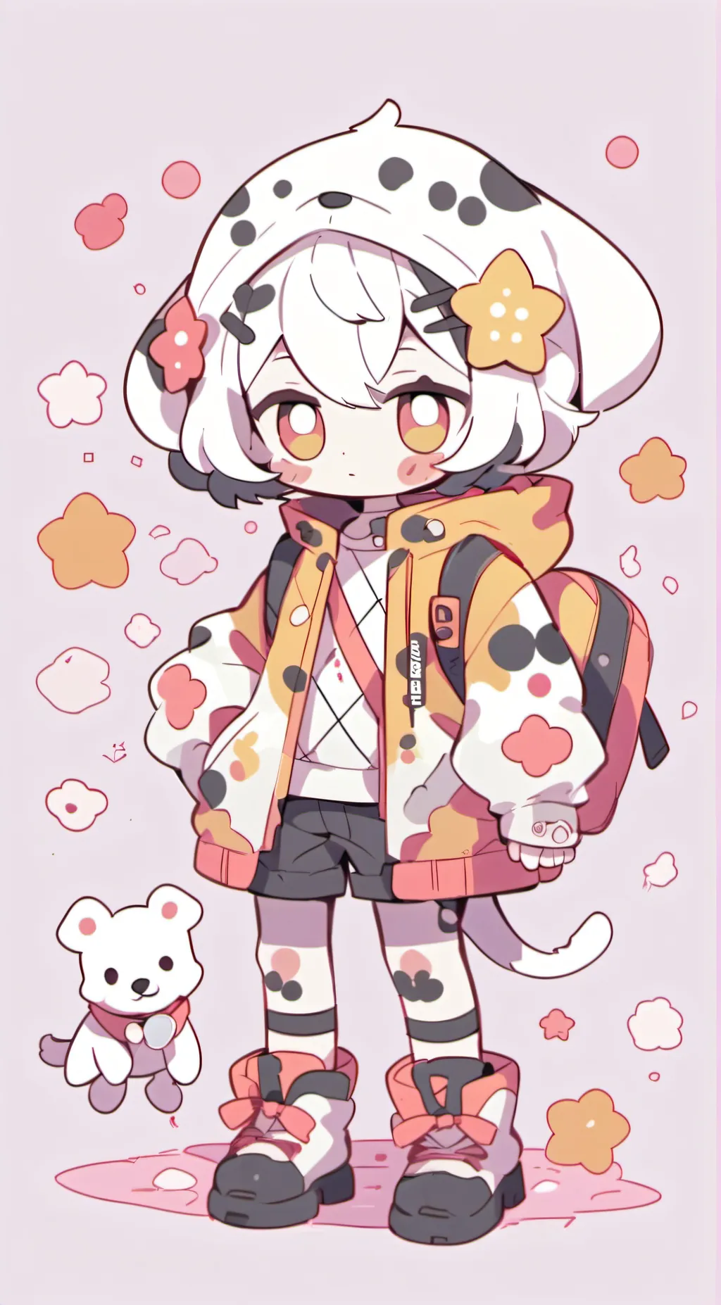 ai character: dogplay background