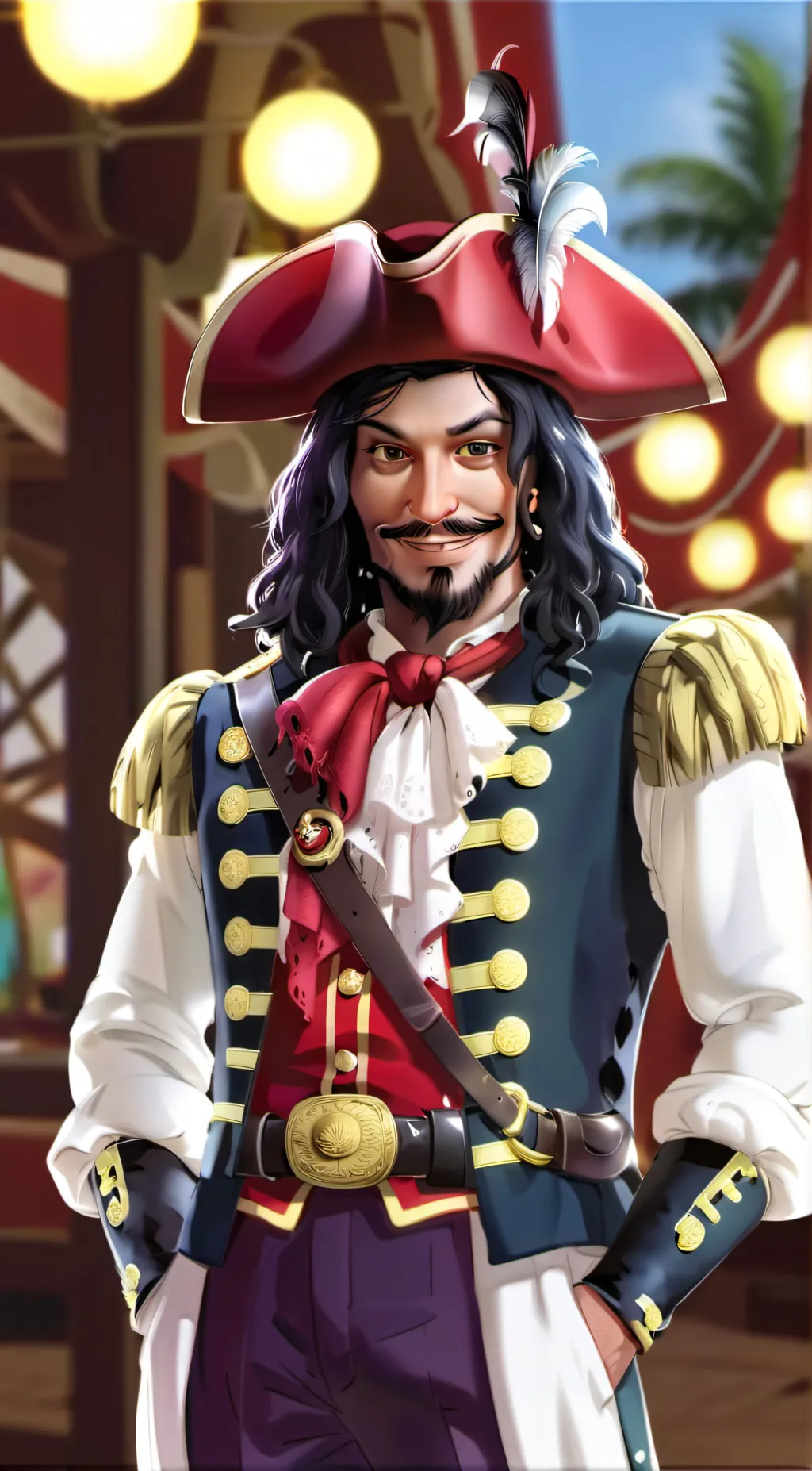 ai character: Captain Hook background