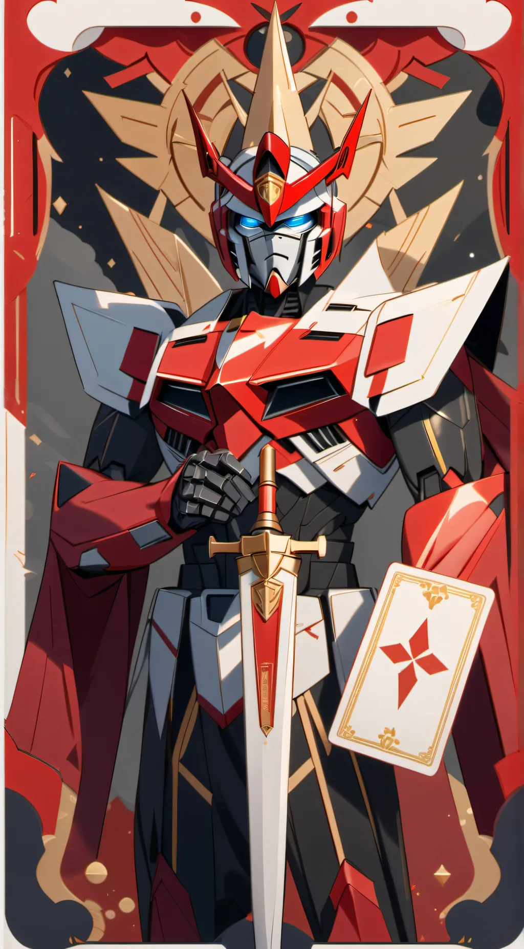 ai character: Optimus prime  background