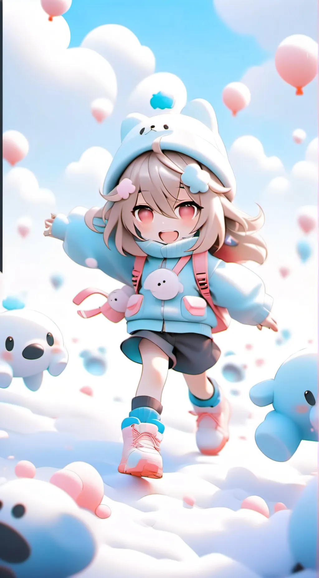 ai character: Maya🌺 background