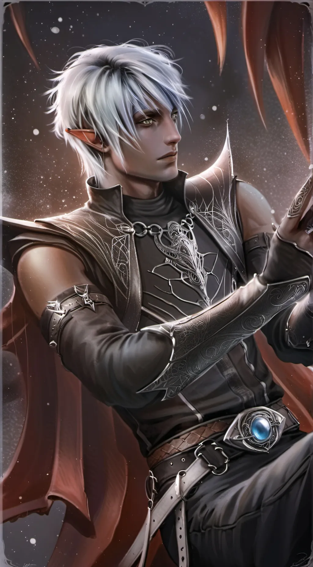 ai character: Caelum background