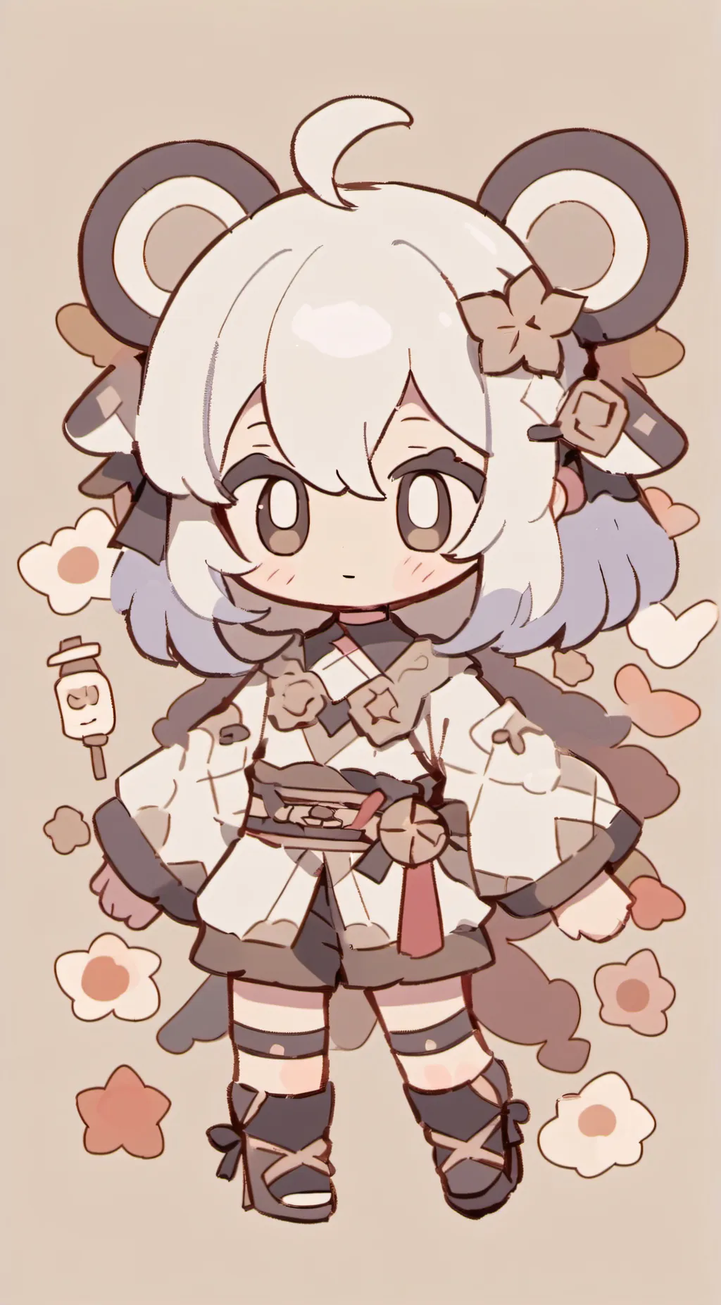 ai character: FPE/Miss circle background