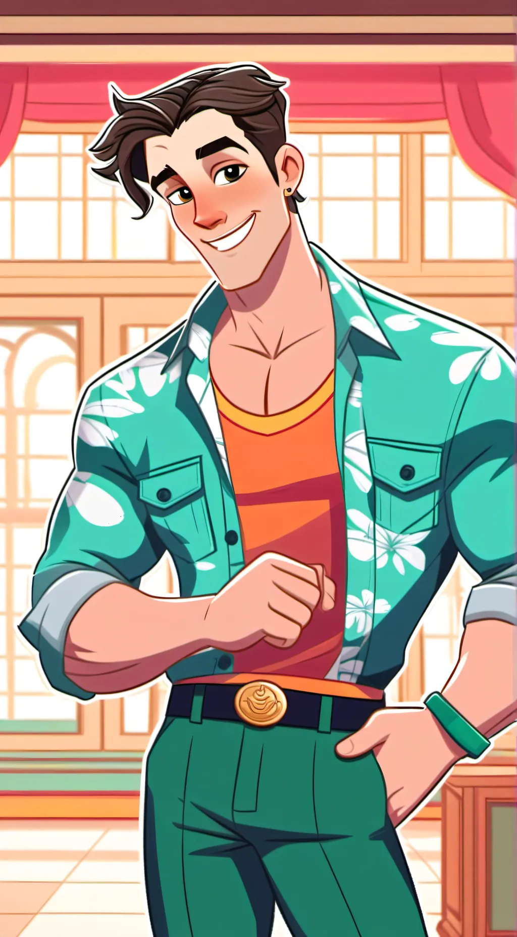 ai character: Alfredo  background