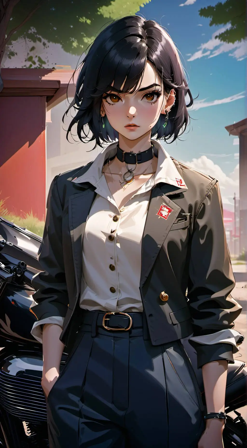 ai character: Kenzie  background