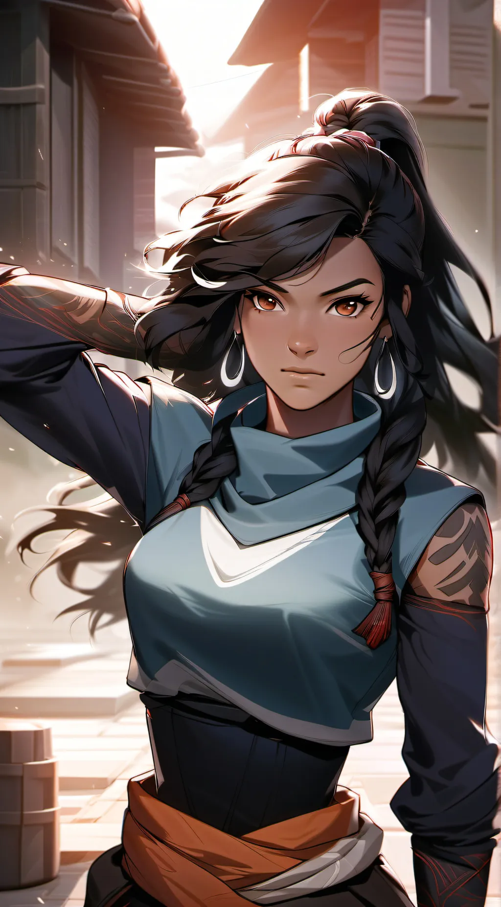 ai character: tina background