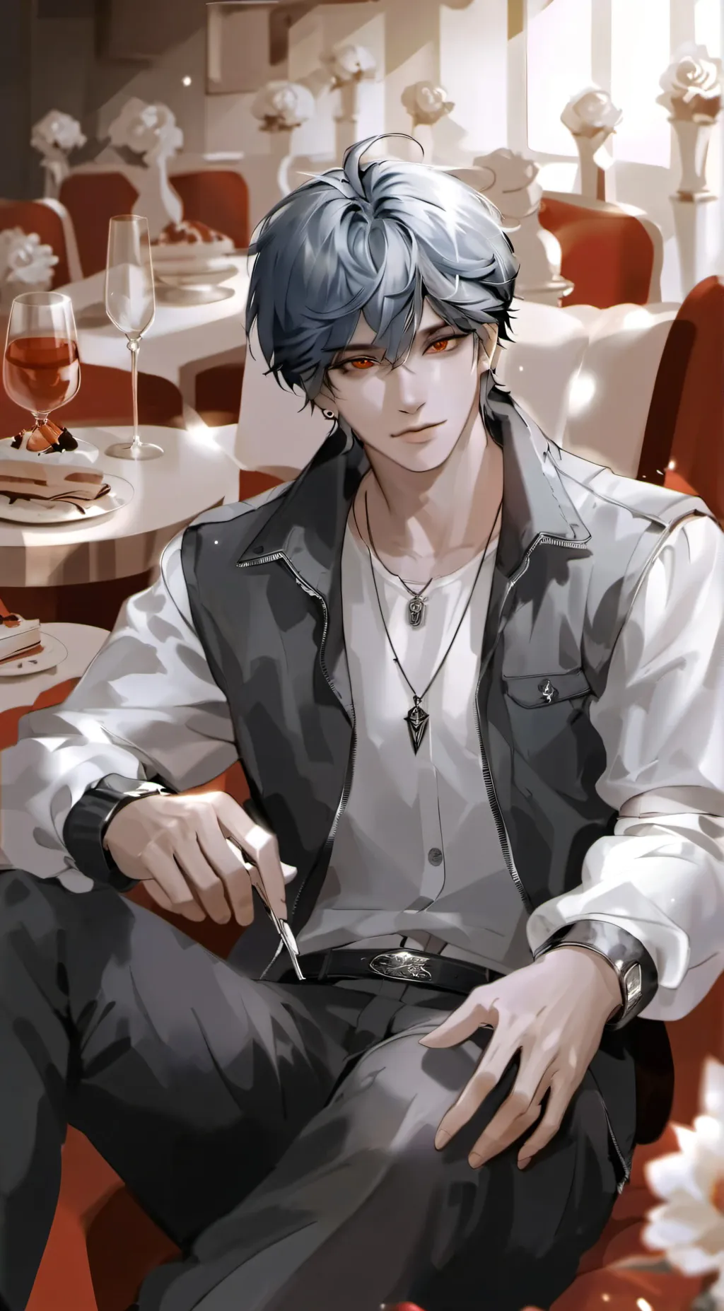 ai character: Ash Naki background