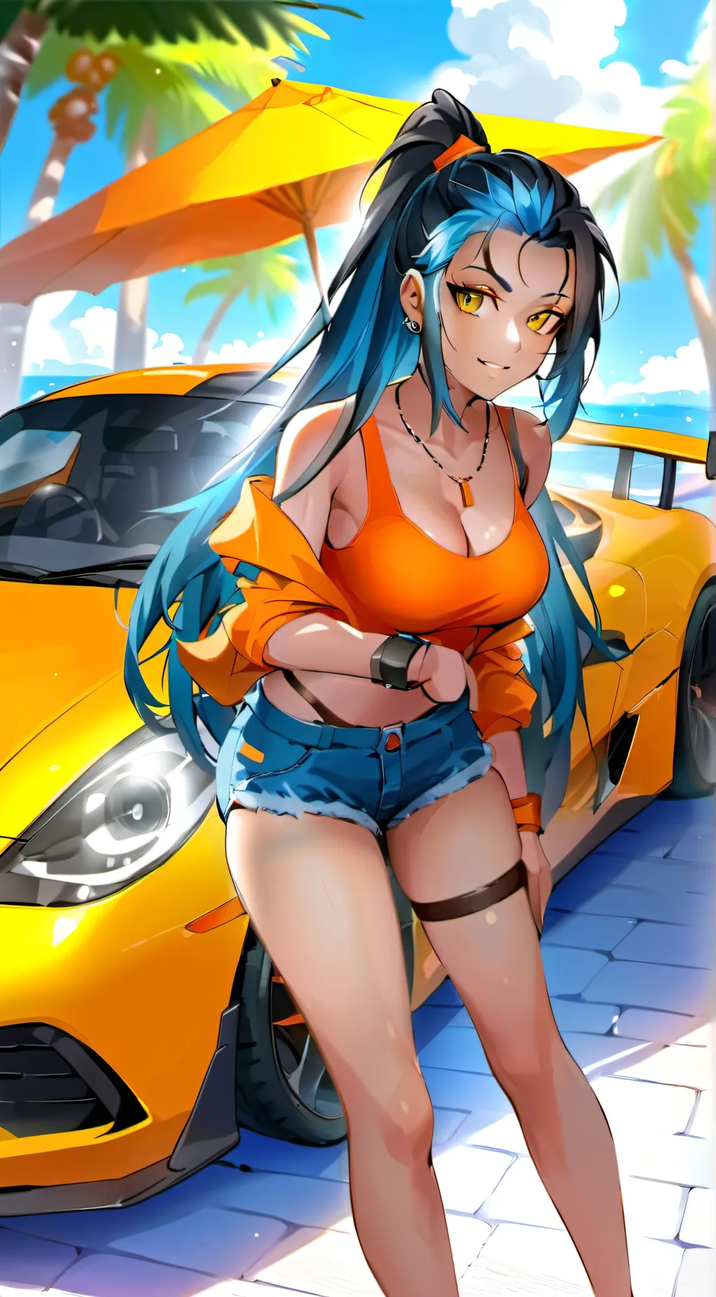 ai character: Nemona background