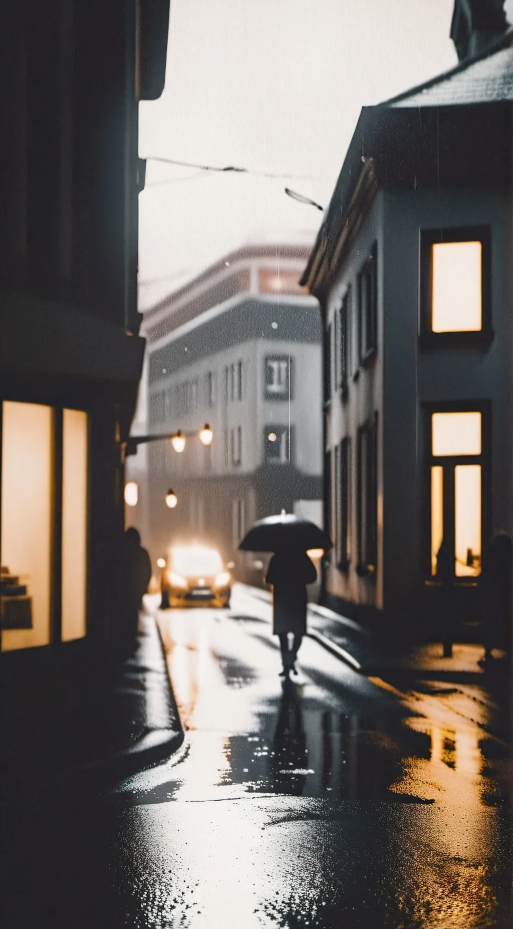 ai character: street background