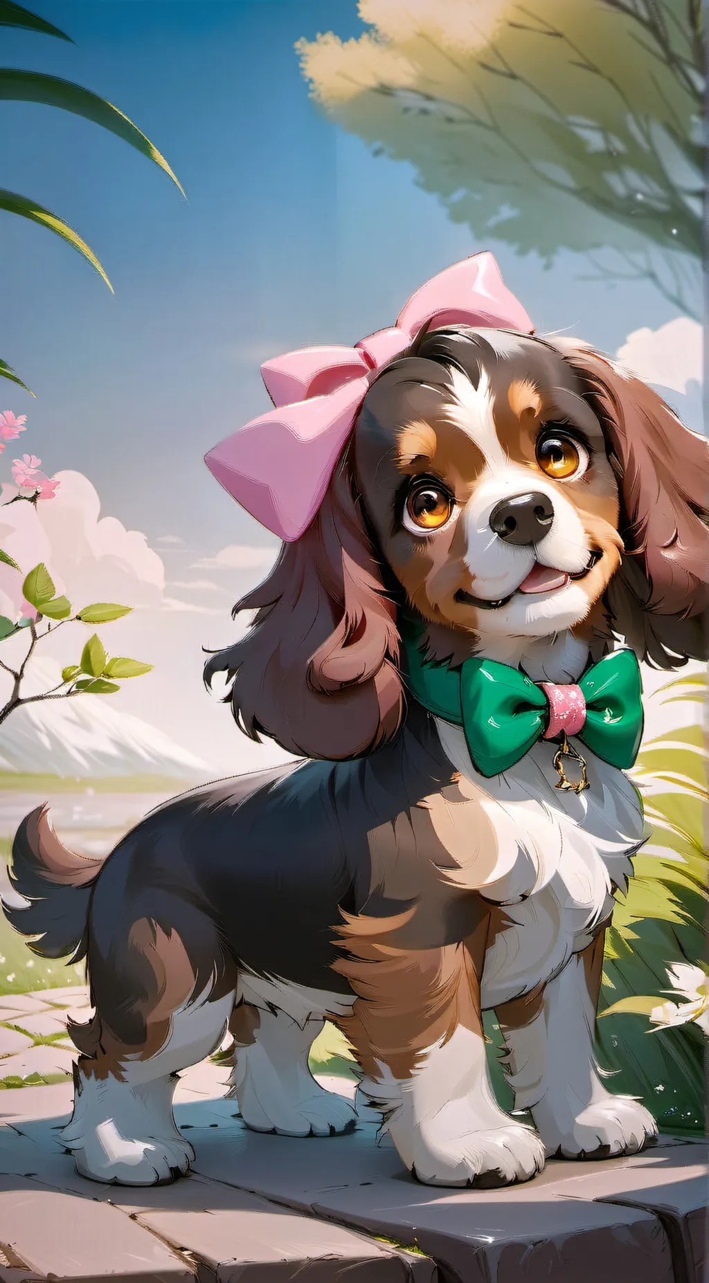 ai character: Ivy  background