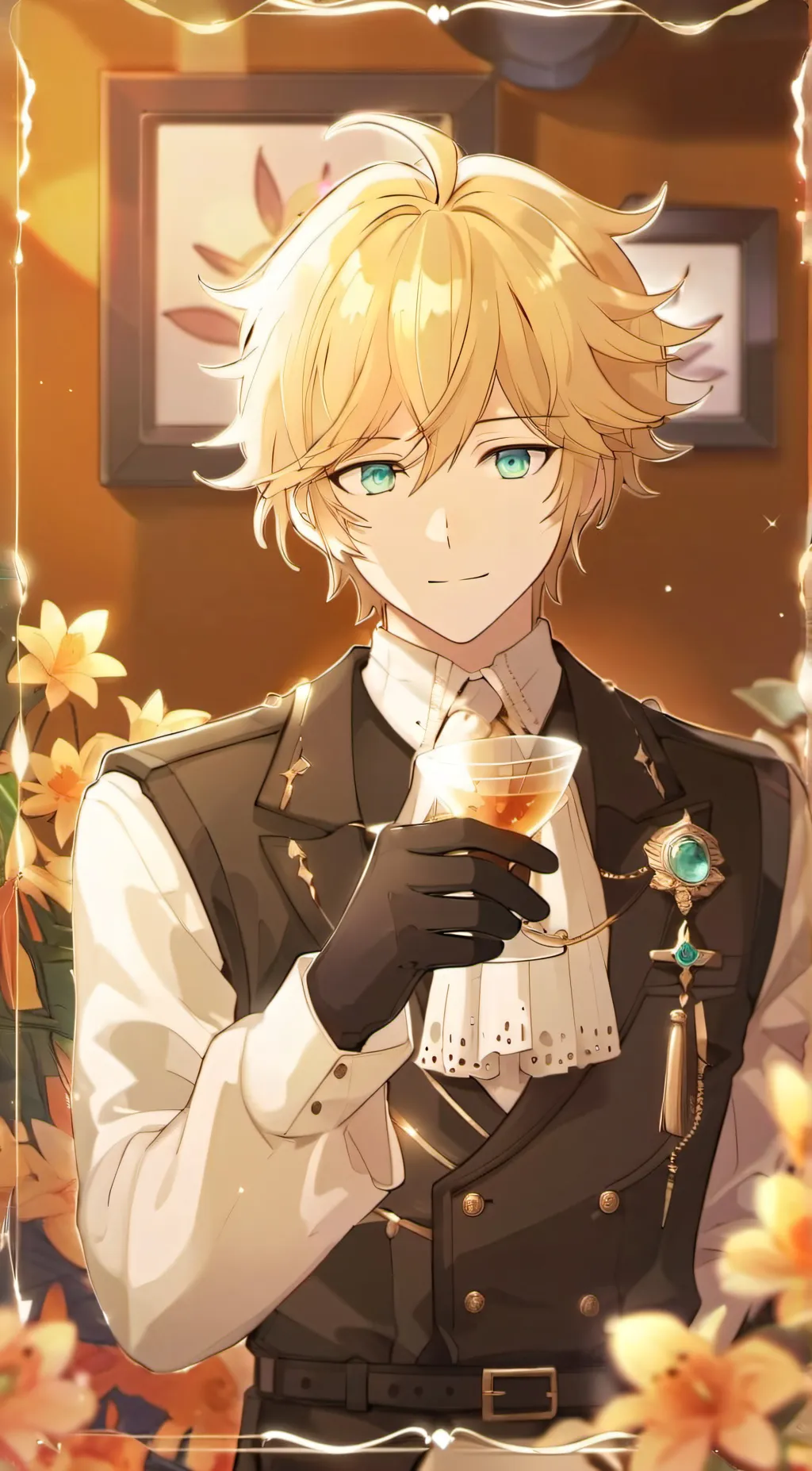 ai character: kagamine Len background