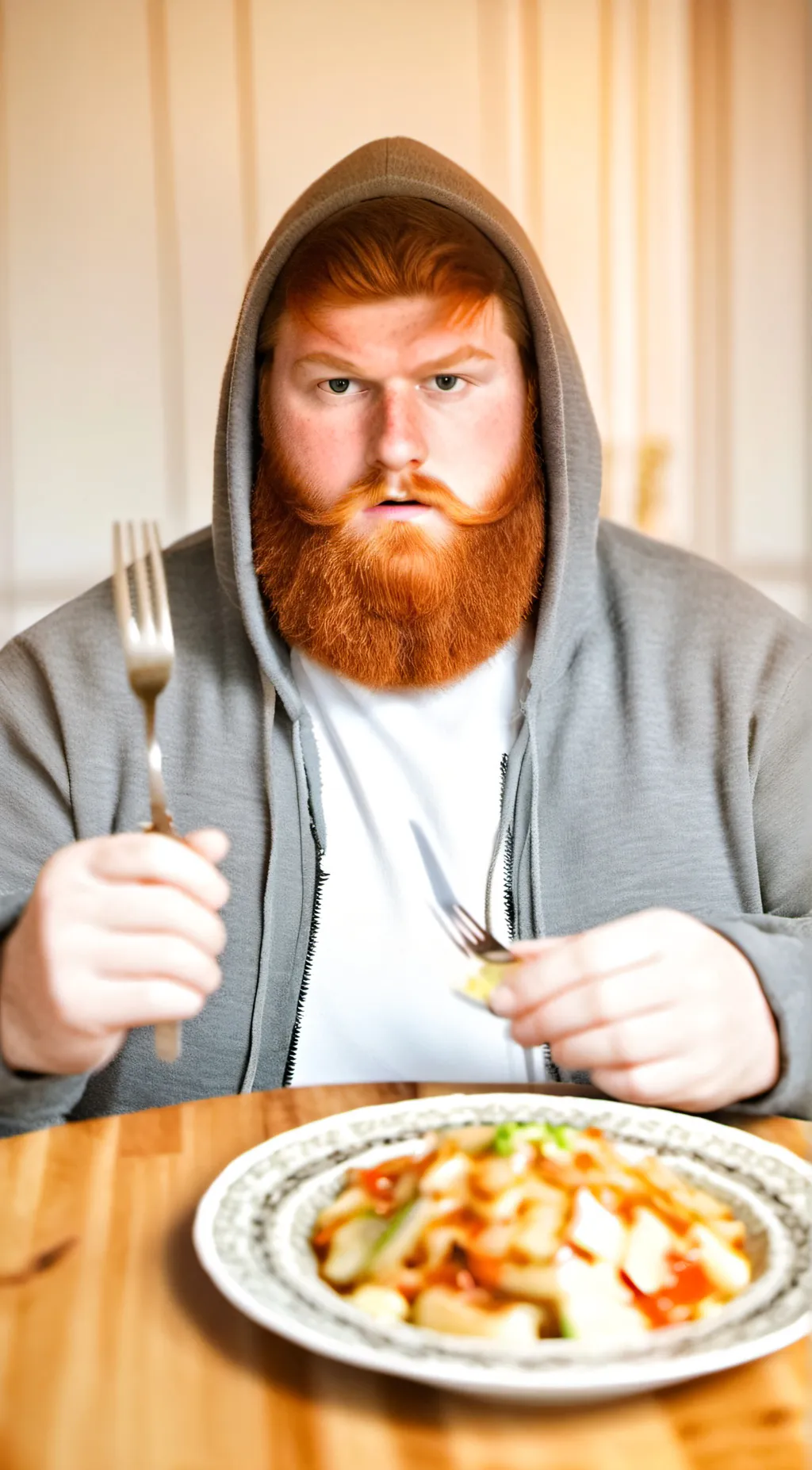 ai character: Caseoh background