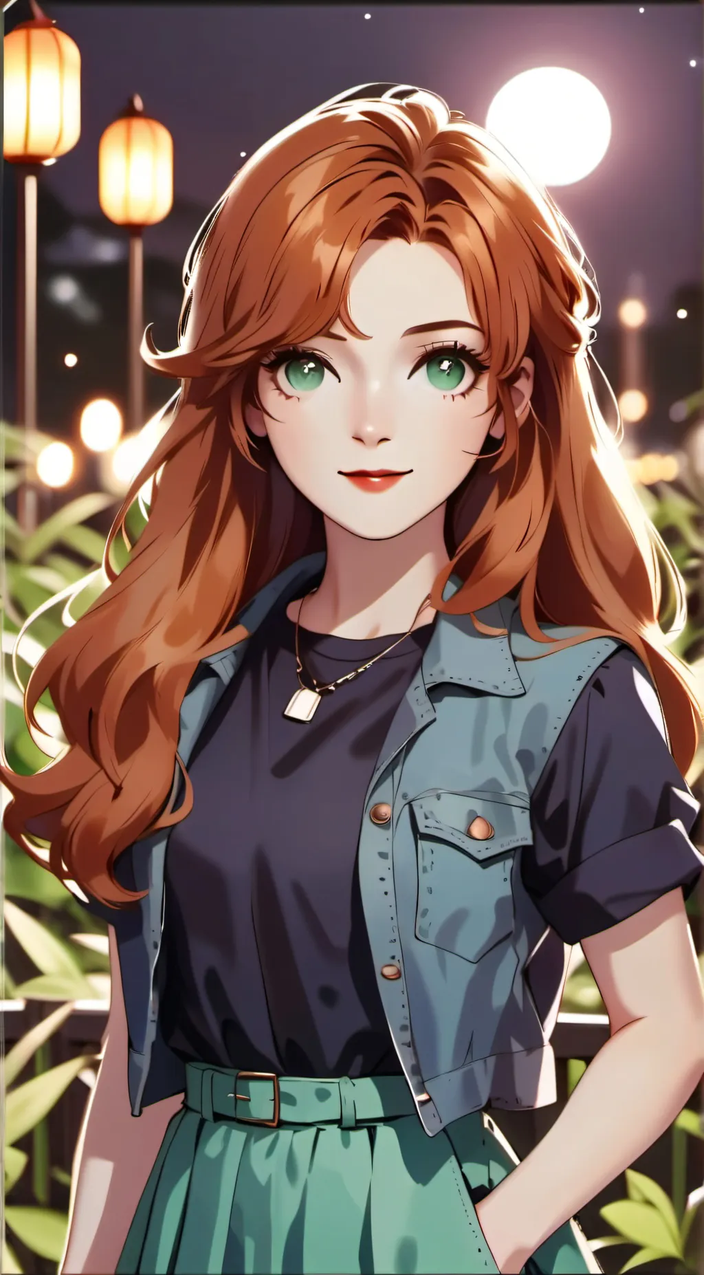 ai character: Azalea background