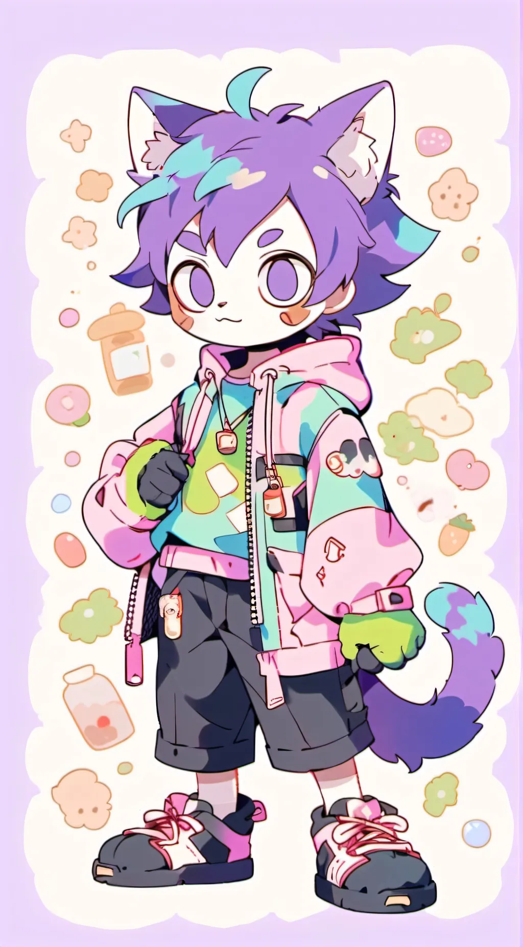 ai character: Catnap background