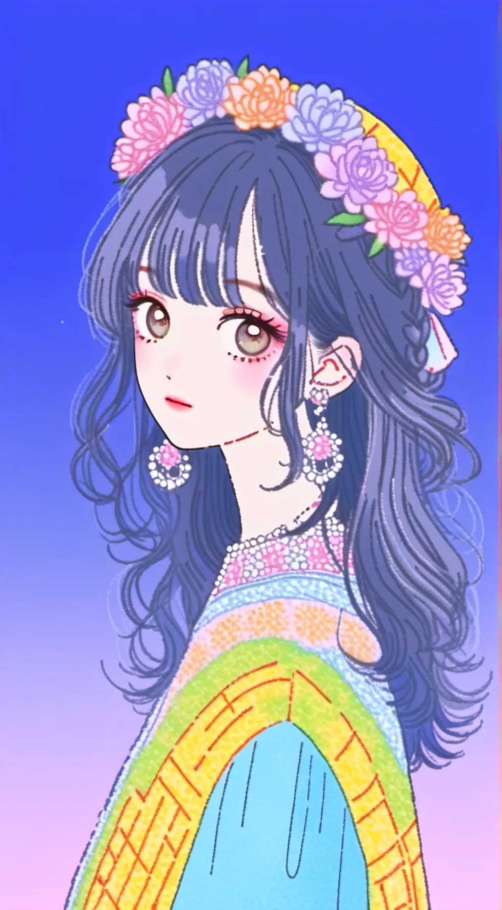 ai character: Ayame background