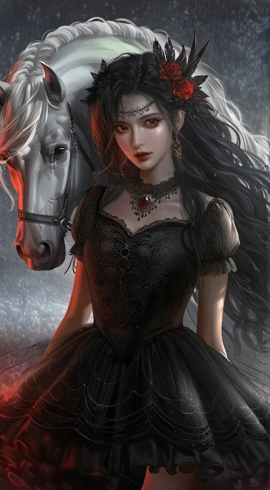 ai character: Monica  background