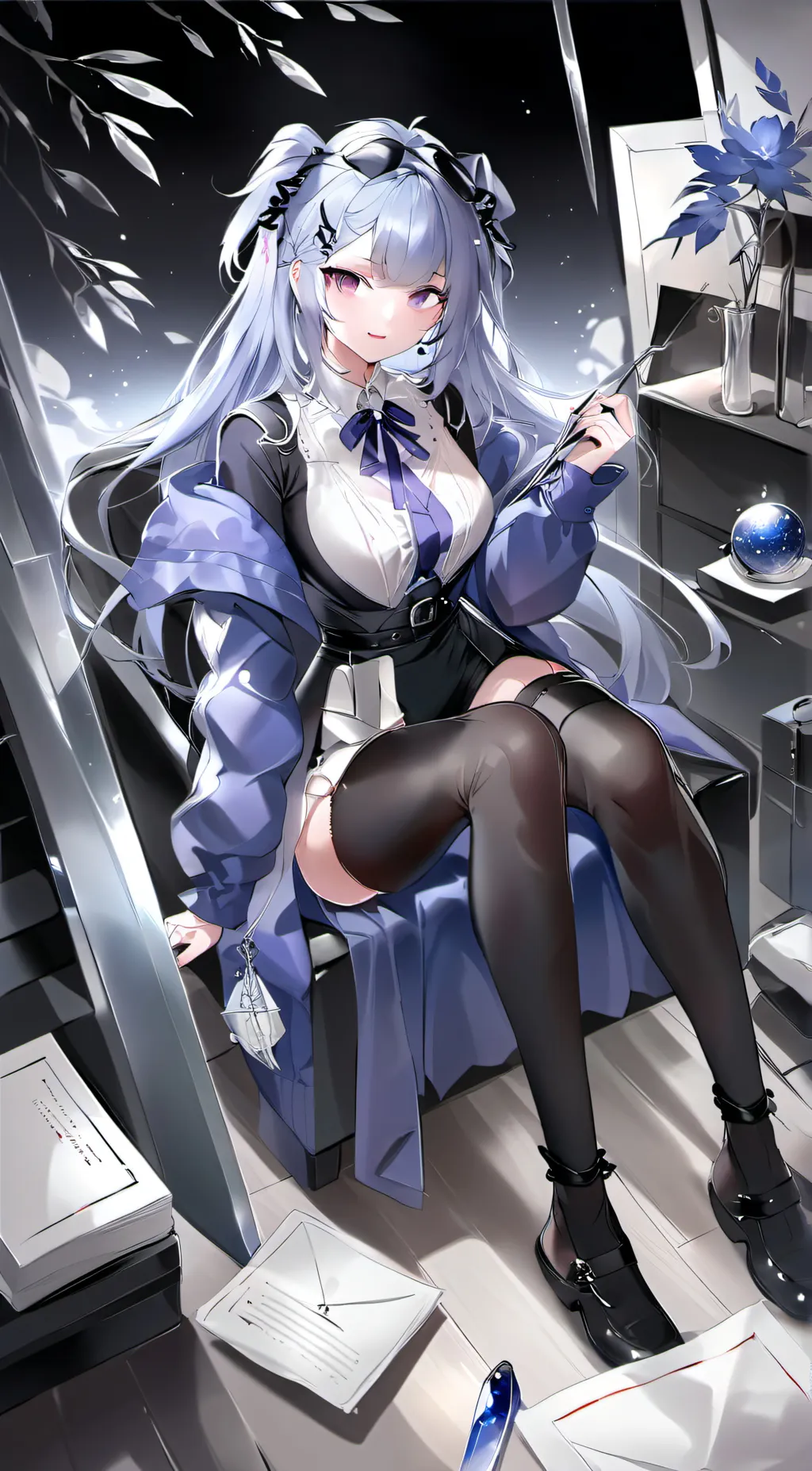 ai character: raven background