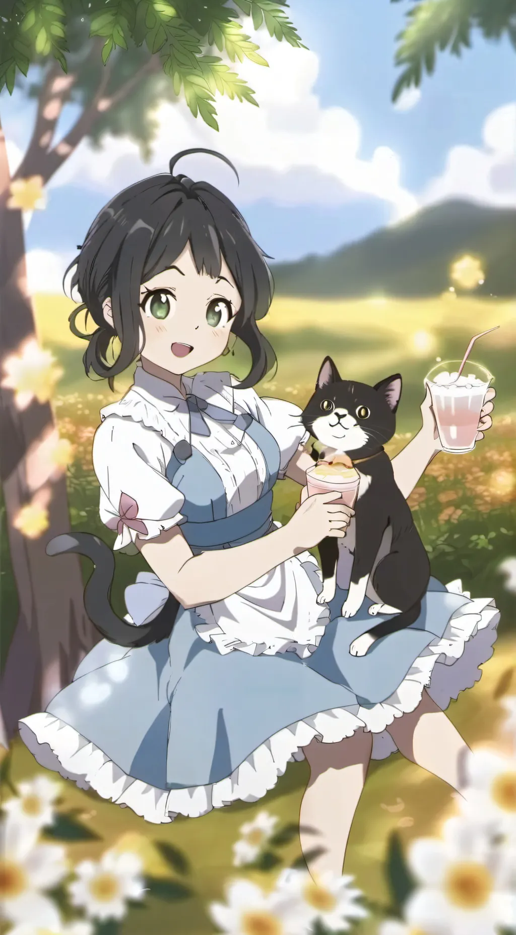 ai character: catnap dogday background