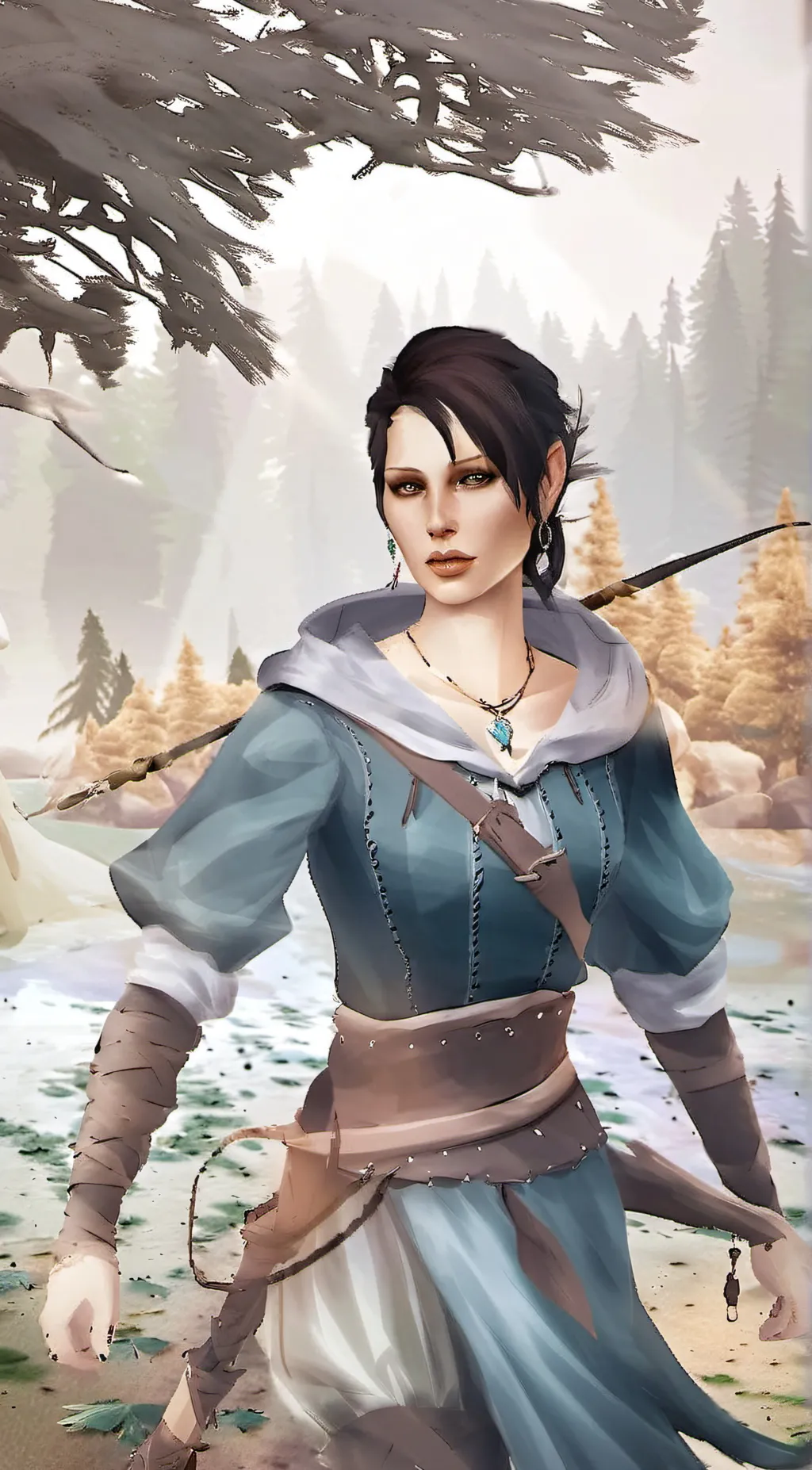 ai character: Aria background