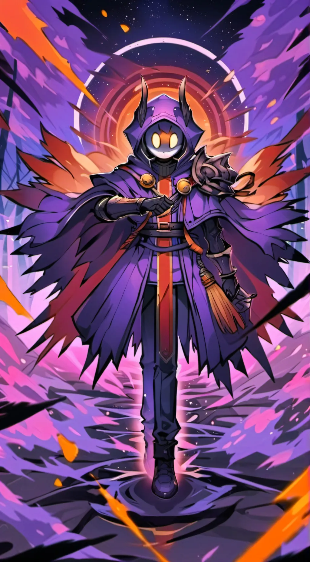 ai character: hazard background