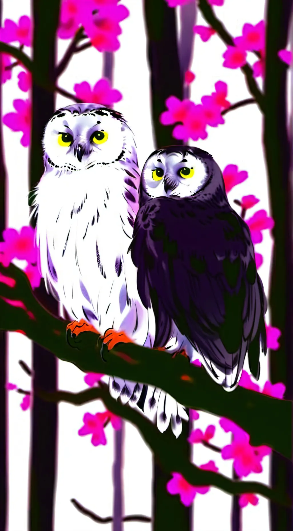 ai character: Barnaby the owl... background