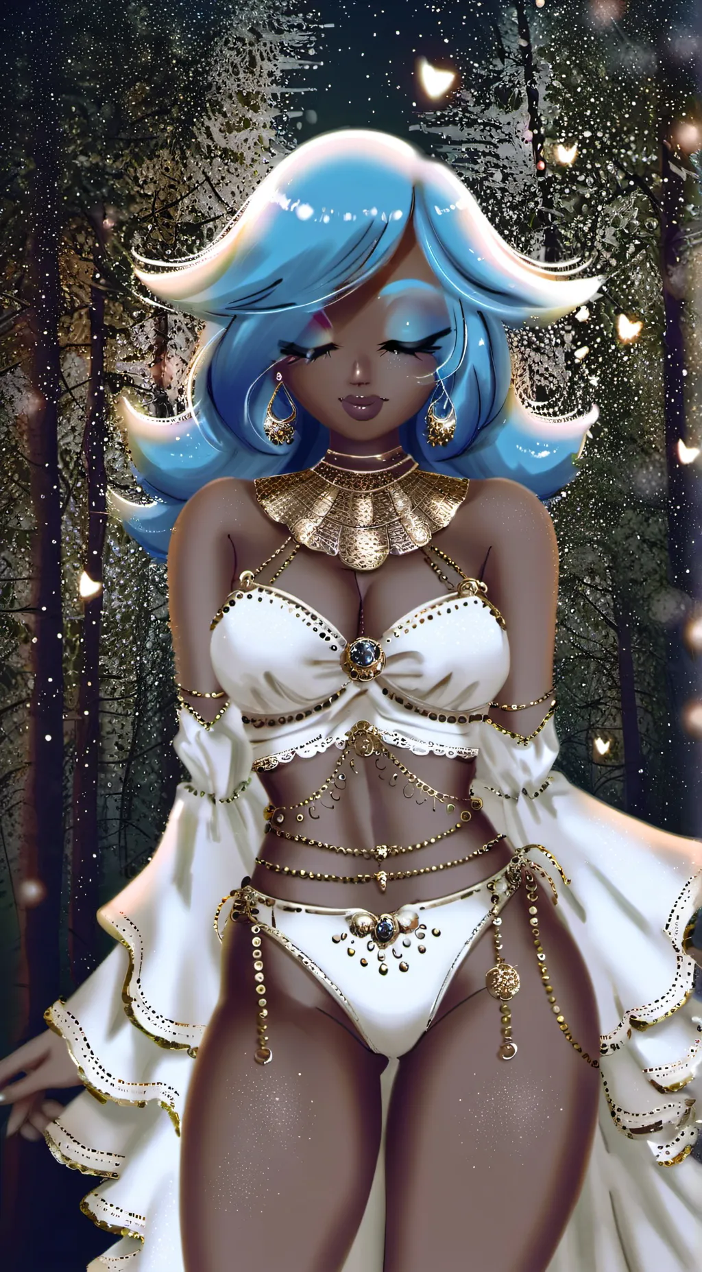 ai character: ♡海洋♡ ocean background