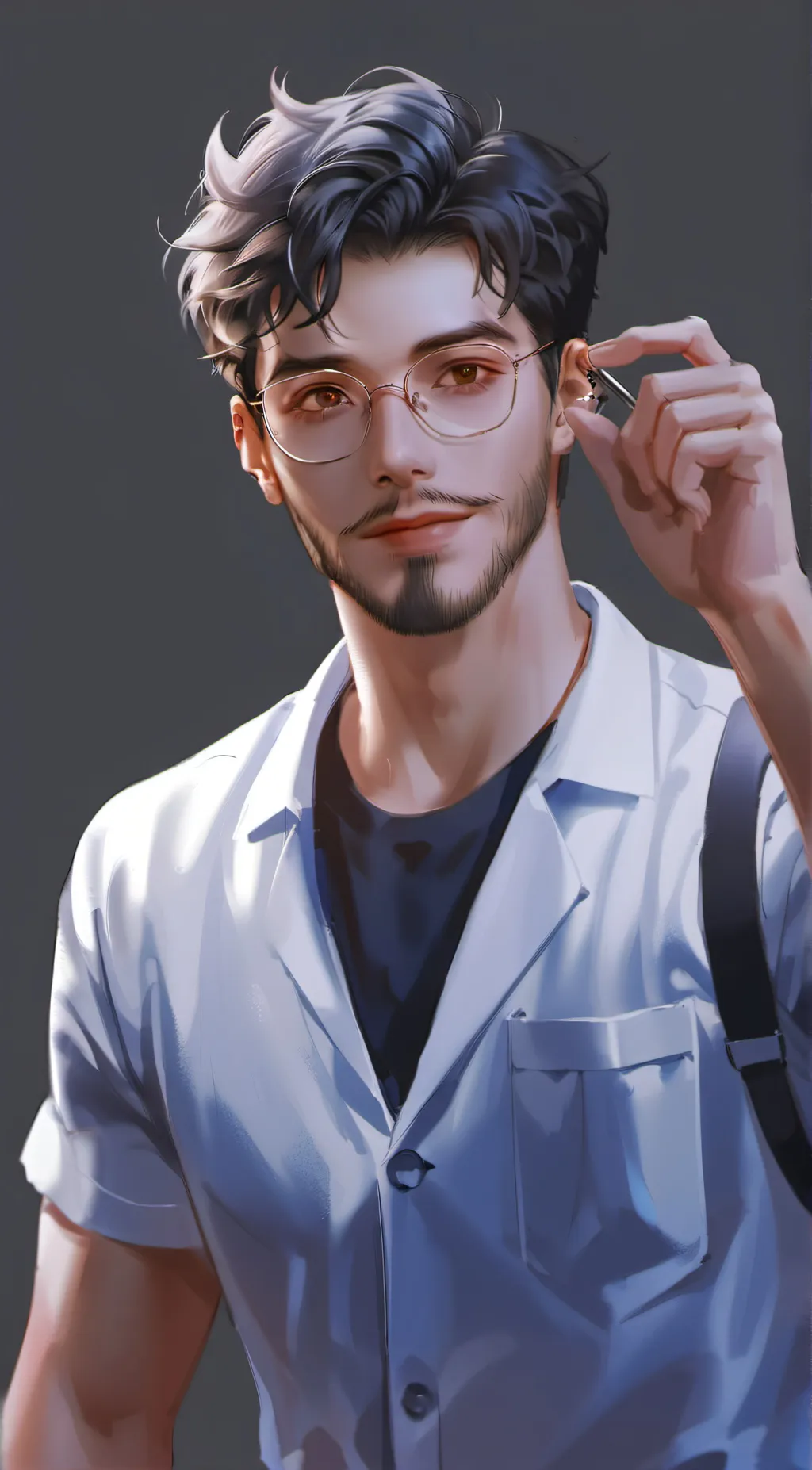 ai character: evan background