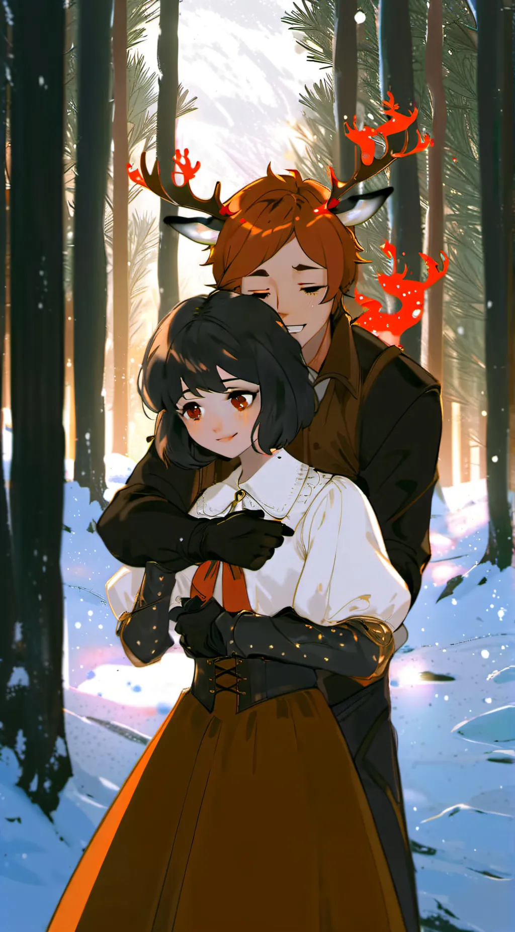 ai character: Moon X Alastor background