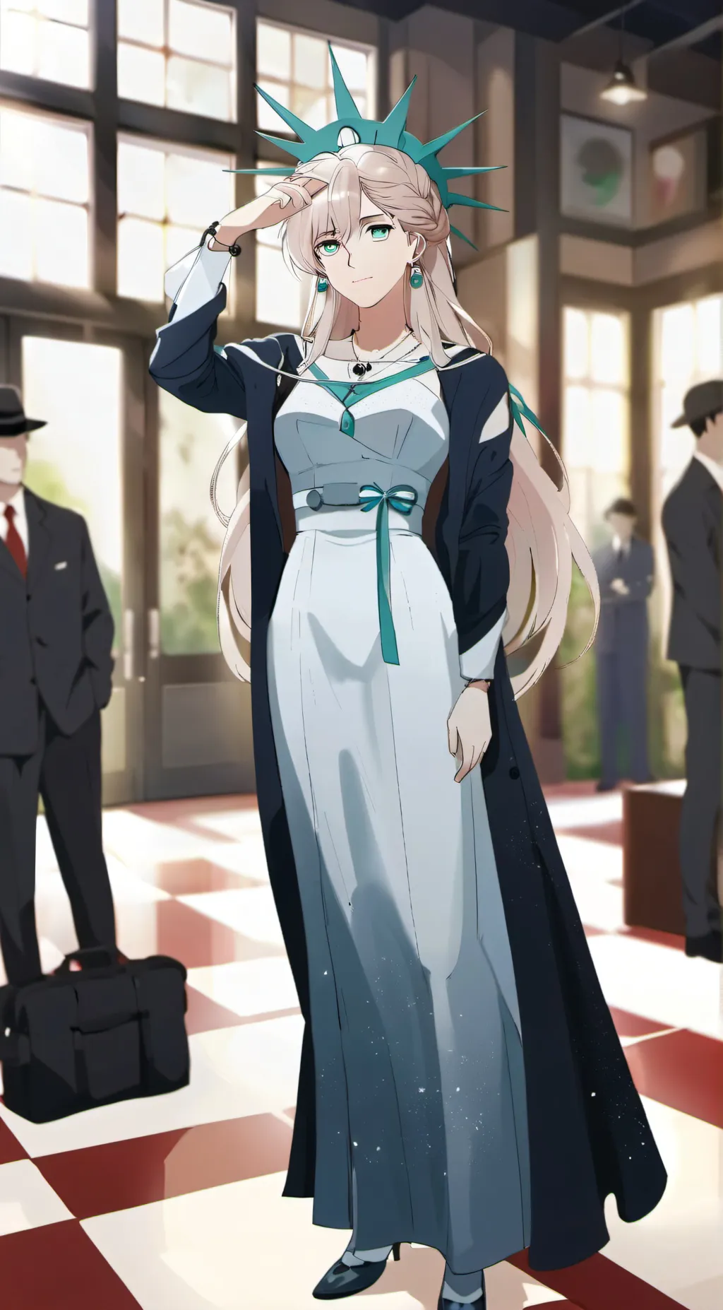 ai character: Liberty background