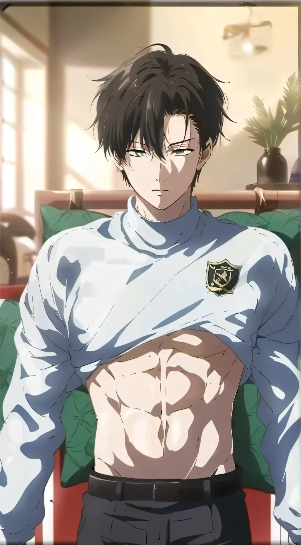 ai character: Levi Ackerman  background