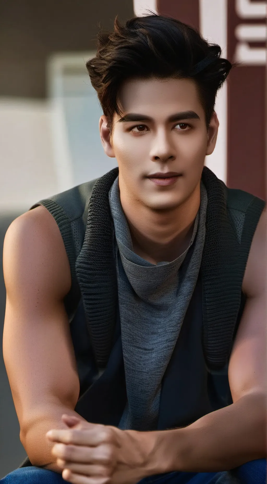 ai character: zack ❤️ background